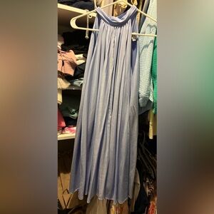 Aura Blue halter dress